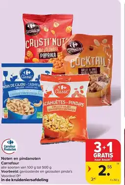 Carrefour Noten en pindanoten carrefour aanbieding