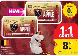 Carrefour Bier apple jupiler aanbieding