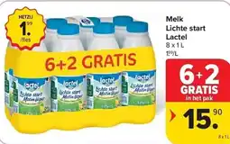 Carrefour Melk lichte start lactel aanbieding