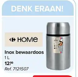 Carrefour Inox bewaardoos aanbieding