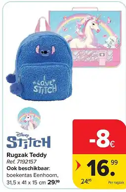Carrefour Rugzak Teddy aanbieding