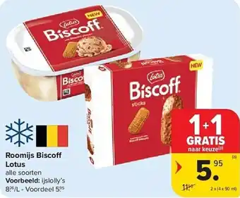 Roomijs biscoff lotus