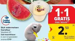 Carrefour Stuk watermeloen carrefour aanbieding
