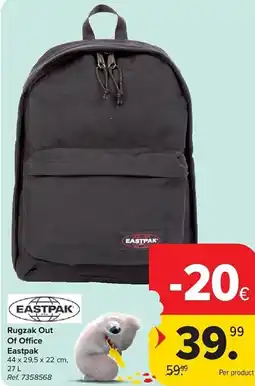 Carrefour Rugzak out of office eastpak aanbieding