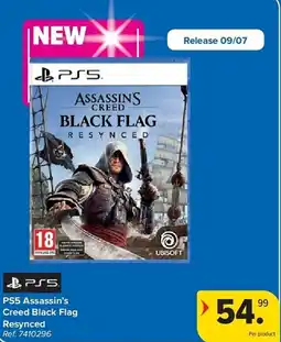 Carrefour Ps5 assassin's creed black flag resynced aanbieding