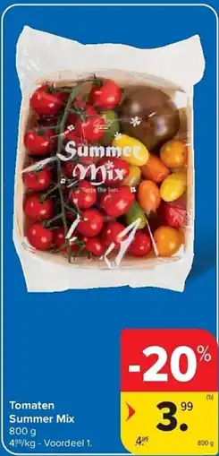 Carrefour Tomaten summer mix aanbieding