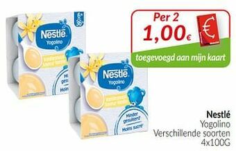 Intermarché Nestlé yogolino aanbieding