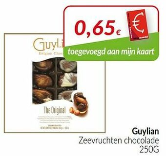 Intermarché Guylian zeevruchten chocolade aanbieding