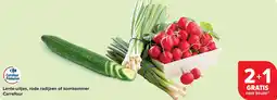 Carrefour Jeunes oignons, radis rouges ou concombre Carrefour aanbieding