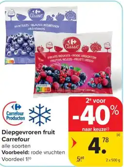 Carrefour Market Diepgevroren fruit carrefour aanbieding