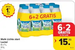 Carrefour Market Melk lichte start lactel aanbieding