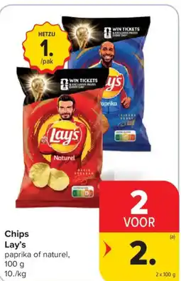 Carrefour Market Chips lay's aanbieding