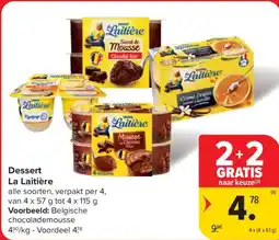 Carrefour Market Dessert la laitière aanbieding