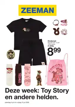 Zeeman Kinderset aanbieding