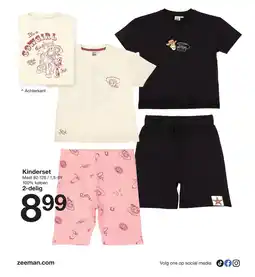 Zeeman Kinderset aanbieding