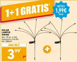 Trafic Solar lampje swing aanbieding