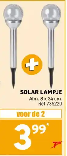 Trafic Solar lampje aanbieding