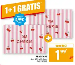 Trafic Placemat aanbieding