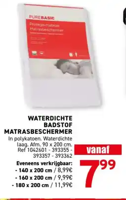 Trafic Waterdichte badstof matrasbeschermer aanbieding