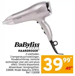 Trafic Haardroger aanbieding
