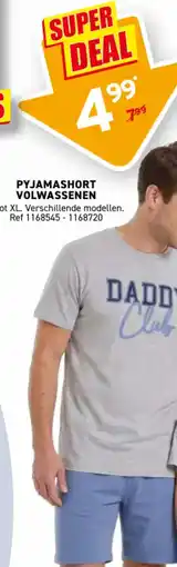 Trafic Pyjamashort volwassenen aanbieding