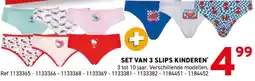 Trafic Set van 3 slips kinderen aanbieding