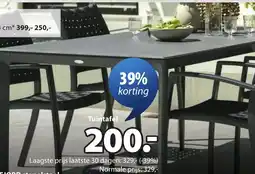 Jysk Tuintafel aanbieding