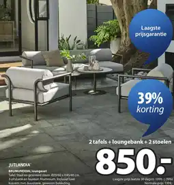 Jysk Brumunddal loungeset aanbieding