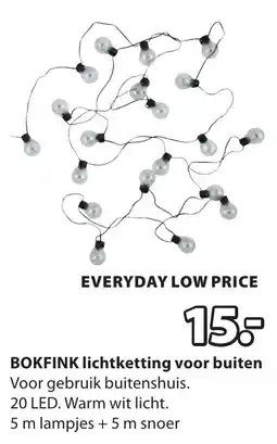 Jysk Bokfink lichtketting aanbieding