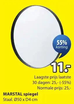 Jysk MARSTAL spiegel aanbieding