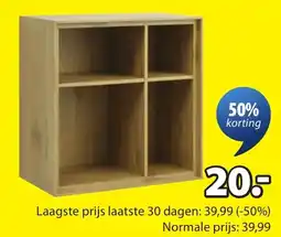 Jysk Gedser wandkast module aanbieding