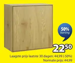 Jysk Gedser wandkast module aanbieding