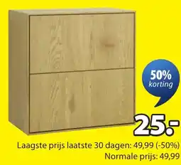 Jysk Gedser wandkast module aanbieding