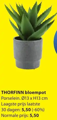 Jysk Thorfinn bloempot aanbieding