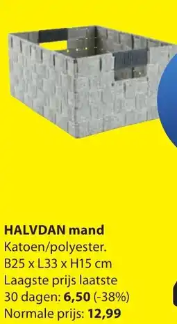 Jysk Halvdan mand aanbieding