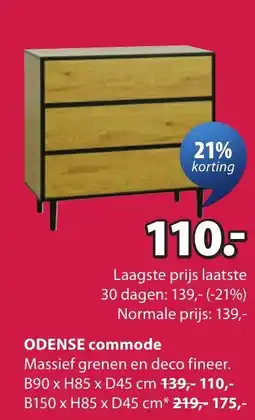Jysk Odense commode aanbieding