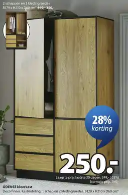 Jysk Odense kleerkast aanbieding