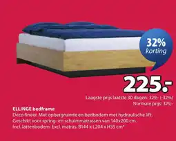 Jysk Ellinge bedframe aanbieding