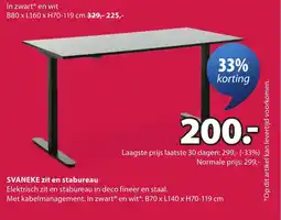 Jysk Svaneke zit en stabureau aanbieding