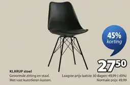 Jysk Klarup stoel aanbieding