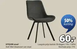 Jysk Hygum stoel aanbieding