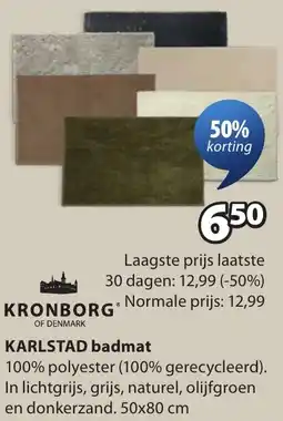 Jysk Karlstad badmat aanbieding