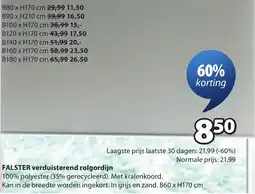 Jysk Falster verduisterend rolgordijn aanbieding