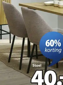 Jysk Vellev stoel aanbieding
