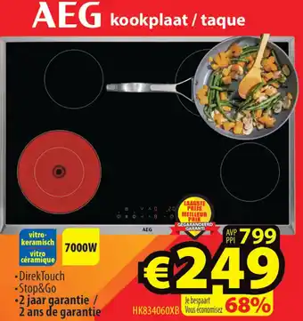 AEG kookplaat taque