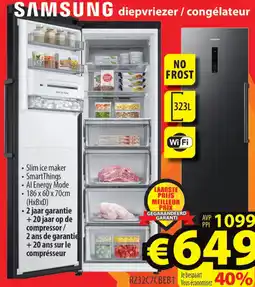 ElectroStock Samsung diepvriezer congélateur aanbieding