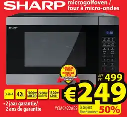 ElectroStock Sharp microgolfoven four a micro ondes aanbieding