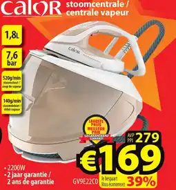 ElectroStock Calor stoomcentrale centrale vapeur aanbieding