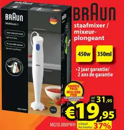ElectroStock Braun staafmixer mixeur plongeant aanbieding