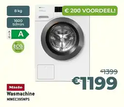 Exellent Wasmachine MIWEC395WPS aanbieding